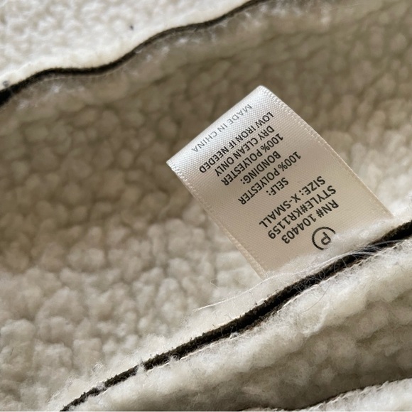 J.O.A. Olive Bomber Jacket withShearling Collar Faux Suede Sherpa Moto Cabincore - Picture 7 of 14